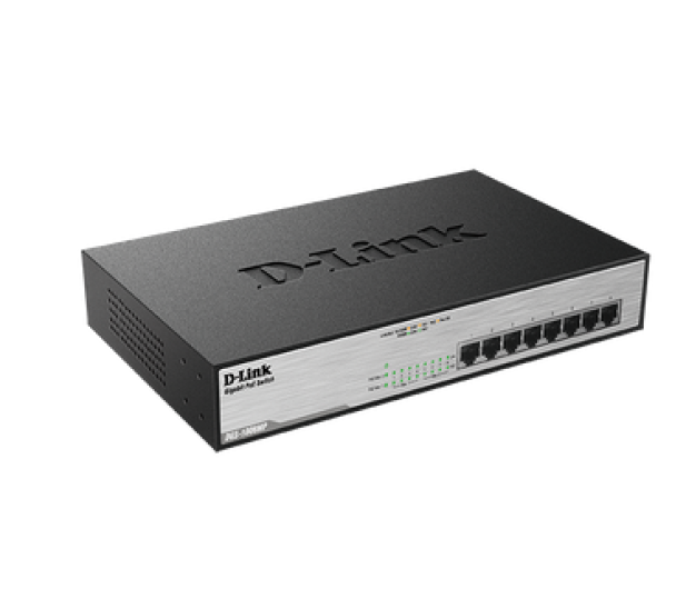 D-Link 8p DGS-1008MP (8x10/100/1000Mbit PoE+) - 372446 - zdjęcie 3